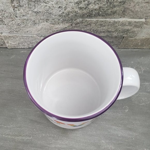 DISNEY Mickey Mouse Rainbow Love Mug Large Camper Style Mug Pride Be Kind Happy - Picture 3 of 5